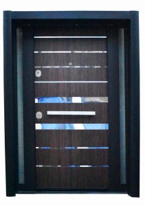 5FT BROWN WITH 8 CHROME DOOR