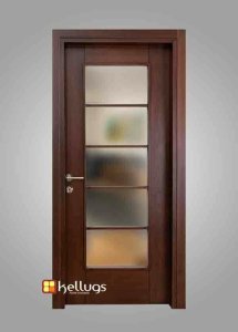 Turkish wooden glass door