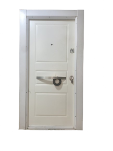 4FT SINGLE EMBOSSED WHITE DOOR [1200mm by 2100mm]