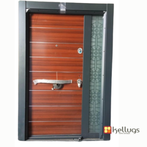 4FT SINGLE 8 CHROMES SIDE GLASS DOOR