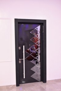 3FT ZIGZAG MIRROR EXTRA HIGH DOOR [900mm by 2400mm]