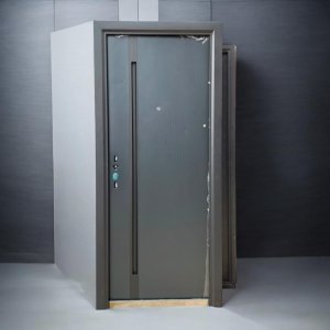 3FT GREY EMBOSSED HANDLE DOOR