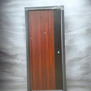 750MM BROWN AND BLACK STEEL DOOR